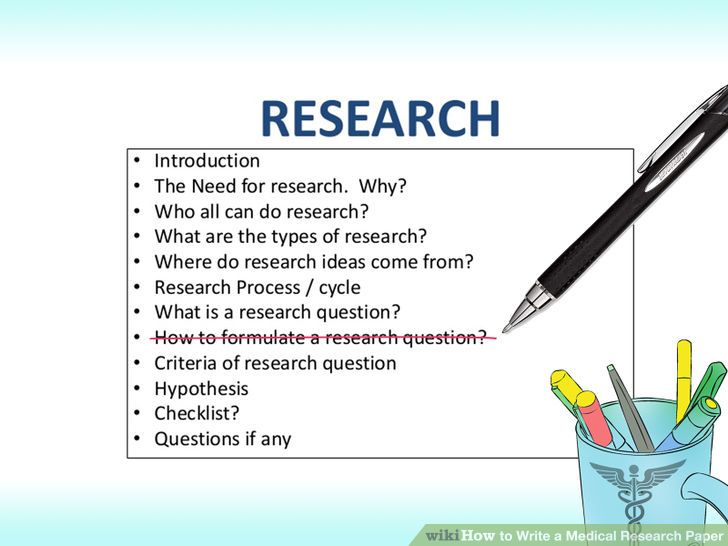 research paper writing